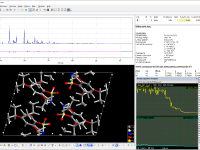 Screenshot of molecular structures in Endeavour