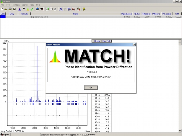 Screen shot of a prototype version of Match! 1 around Christmas 2002